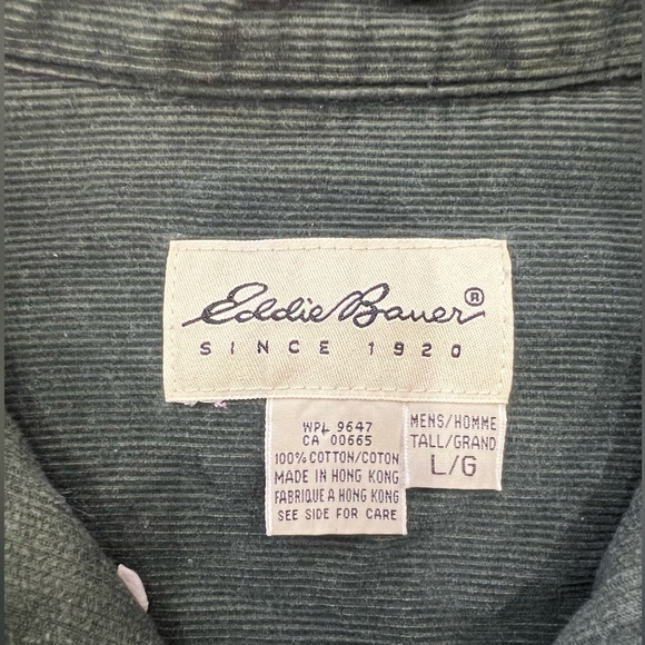 Cropped Eddie Bauer Corduroy Shirt - Picture 4 of 4
